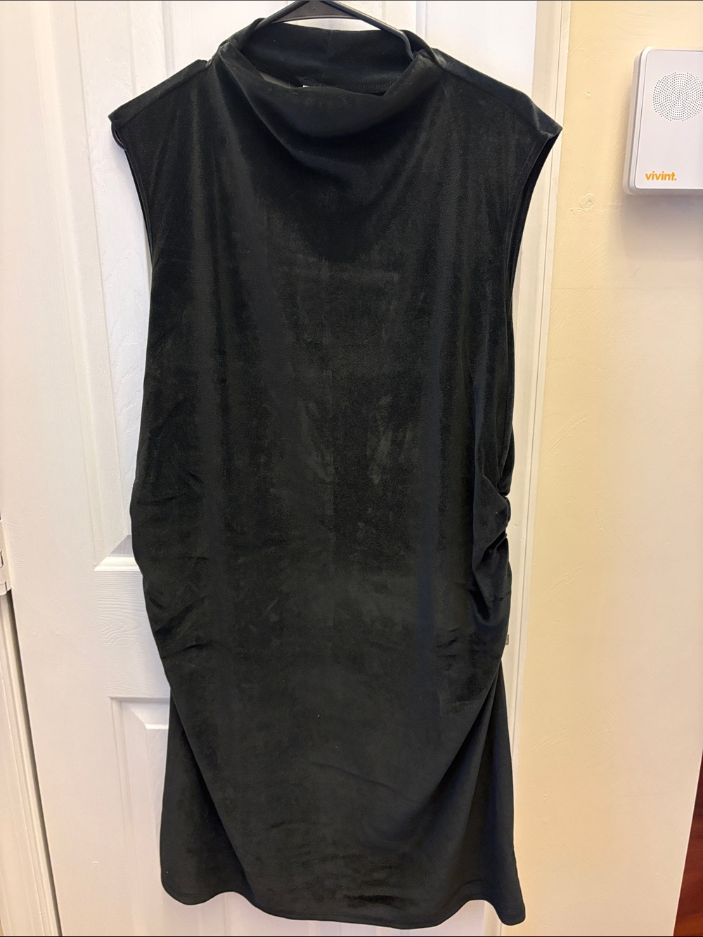 a new day Black Velvet Sleeveless dress